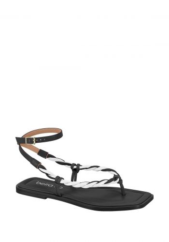 صندل فلات نسائي باللون الاسود من بيرا ريو Beira Rio Women's sandal