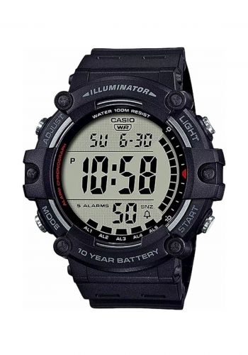 ساعة رجالية باللون الاسود من كاسيو Casio Men's Watch