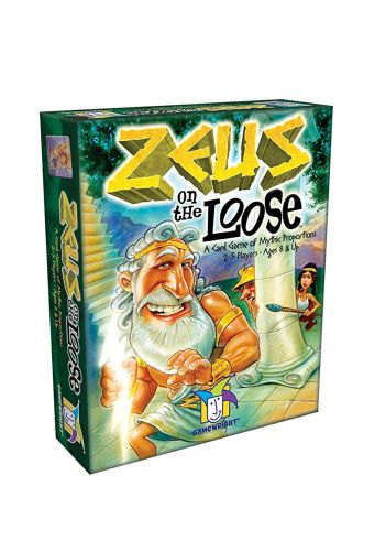 لعبة بطاقات زيوس على الوشاح Zeus on the Loose Card Game