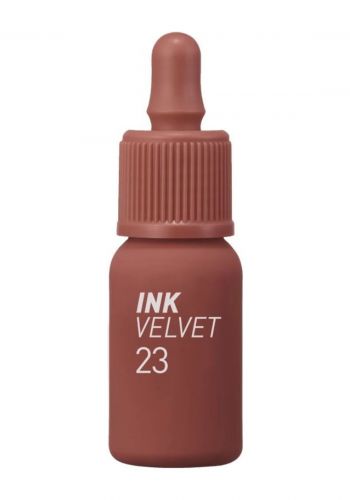 تنت شفاه مخملي من بيريبيرا الكورية رقم 23 Peripera Ink Velvet Nutty Nude