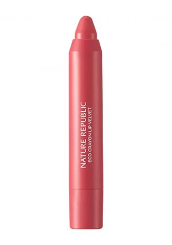 احمر شفاه مات 8.2 غرام الدرجة 03 من نيجر ريببلك Nature Republic By Flower Eco Crayon Lip Velvet - Hibiscus