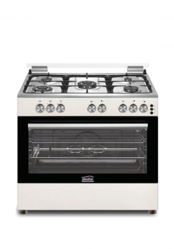 طباخ غازي خمس شعلات (60*90) سم من سمفير Simfer F9502SGWJ-FFD Gas Cooker