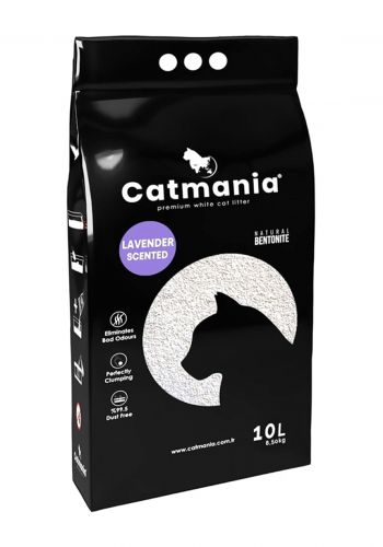 رمل فضلات القطط 10 لتر برائحة اللافندر من كاتمينا Catmania litter baby powder