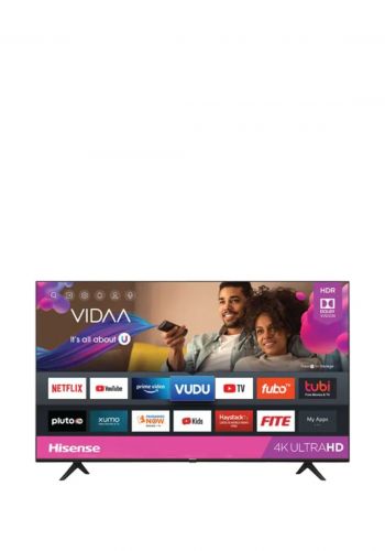 شاشة تلفاز ذكية 50 انش من هايسنس Hisense 50A61G 4K UHD VIDAA Smart TV 