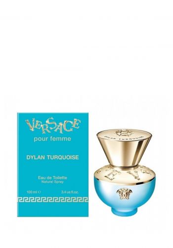 عطر   نسائي من ماركة  ديلان بلو تركواز بلو  فيم او دو تواليت 100  مل فرزاتشي Versace Dylan Blue Turquoise Eau de Toilette