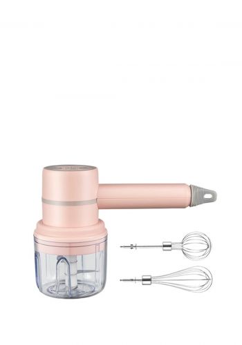 خلاط محمول لاسلكي وردي اللون من بيلسكوب Belscoop Portable Mixer 