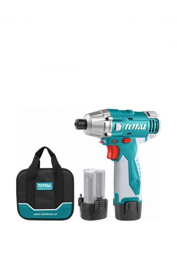 مثقاب مطرقي ليثيوم أيون جهد 12 فولت من توتال Total TIDLI228121 Li-ion Cordless Impact Drill