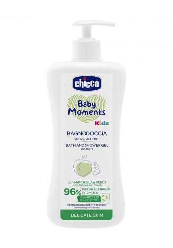Chicco Baby Moments No Tears Bath And Shower Gel سائل الاستحمام للاطفال 500 مل من جيكو