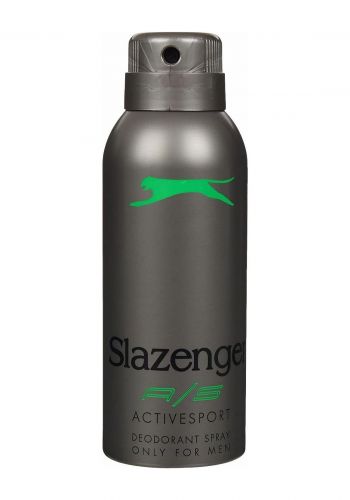 بخاخ مزيل العرق اكتف سبورت للرجال 150 مل من سلازنجر Slazenger Green Active Sport Deodorant Spray