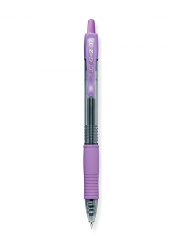 قلم حبر جاف بنفسجي اللون من بايلوت Pilot G2 Premium Refillable & Retractable Rolling Ball Gel Pen