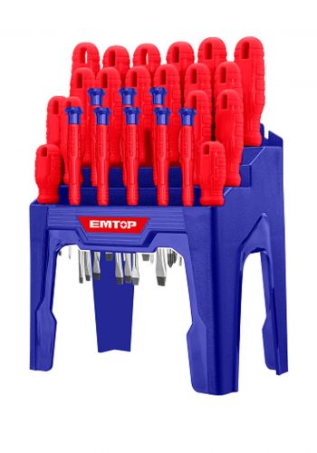 سيت مفك براغي 26 قطعة من ايمتوب Emtop ESST2601 Screwdriver Set
