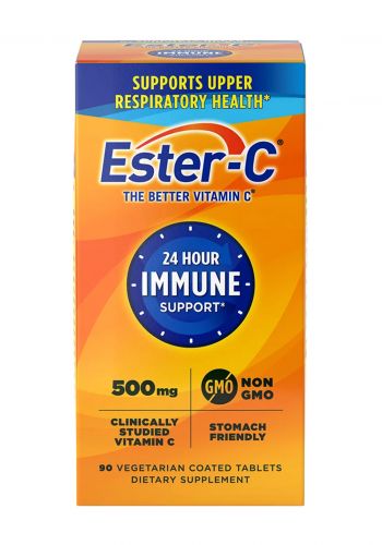 كبسولات فيتامين سي 90 كبسولة من إستر سي Ester-C 500 mg 24 Hour Vitamin C Tablets for Immune Support