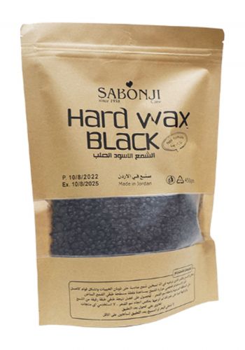 الشمع الاسود الصلب 450 غرام من صابونجي Sabonji Hard Wax Black 