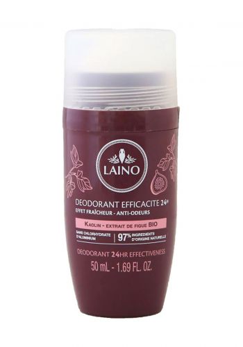 مزيل العرق  50 مل من لاينو Laino Organic fig pulp extracts-deodorant 24H effectiveness