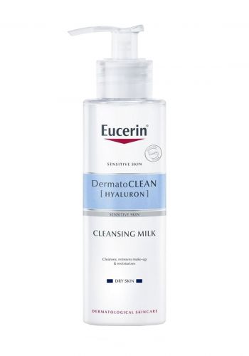 غسول الوجه للبشرة الجافة والحساسة 200 مل من يوسرين Eucerin Cleansing Milk
