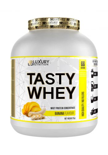 Luxury Nutrition Tasty Whey Protein بروتين بنكهة الموز 2 كغم من لكجري نيوترشن