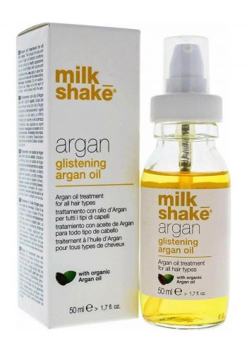 زيت الأرغان اللامع مرطب ومغذي للشعر 50 مل من ميلك شيك Milk Shake Argan Glisteninig Argan Oil 