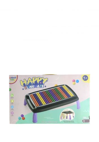 لعبة تجميع الكرات المتطابقة للاطفال 288 كرة Happy Eliminate Rainbow Ball Bead 