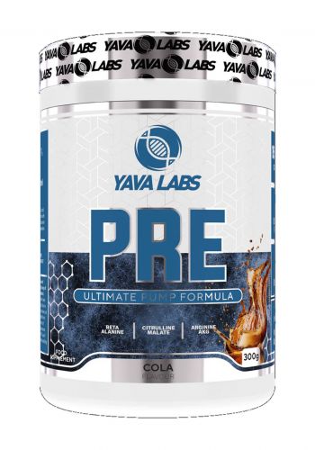 Yava Labs PRE Cola Food Supplement مكمل غذائي بنكهة الكولا  300 غرام من يافا لابس