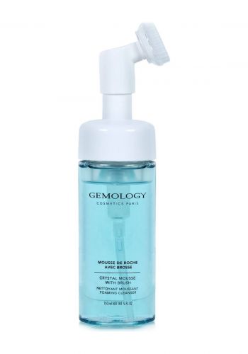 غسول للوجه فوم مع فرشاة تنظيف  لجميع انواع البشرة  150 مل من جيمولوجي Gemology Crystal Mousse With Brush