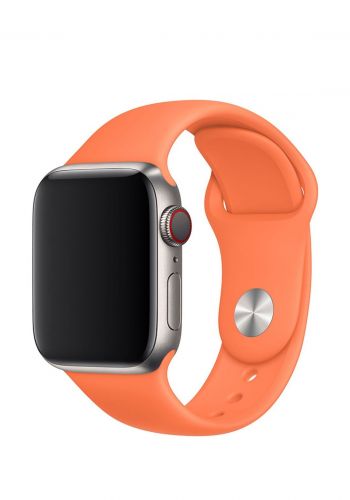 سوار سيليكون لساعة أبل Silicone Apple Watch Band -Orange