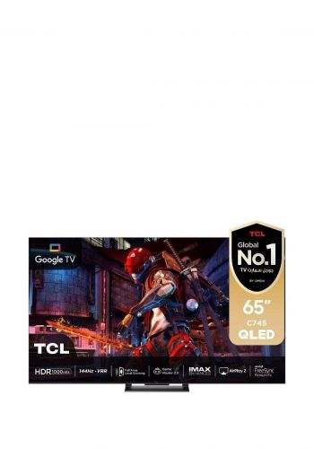 شاشة تلفاز للالعاب 65 انش من تي سي ال TCL 65C745 QLED 4K 65" Gaming TV 