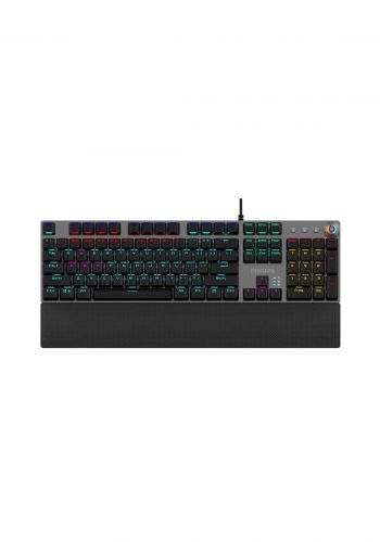 Philips SPK8614 USB Wired Mechanical Gaming Keyboard with Rainbow Backlit RGB - Black لوحة مفاتيح