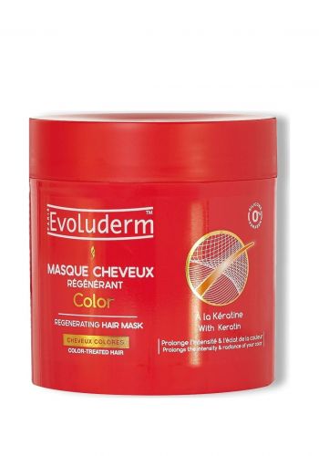 قناع للشعر المصبوغ 500 مل من ايفولوديرم  Evoluderm  Hair Mask 