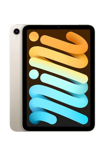 ايباد من ابل Apple MK7V3AB-A iPad mini 6th Gen 8.3 256GB 4GB RAM- Starlight" 