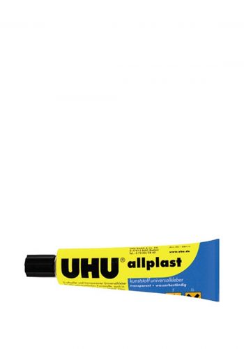لاصق شفاف قوي للبلاستك 33 مل من يو اتش يو  UHU GLUE ALLPLAST PLASTIC