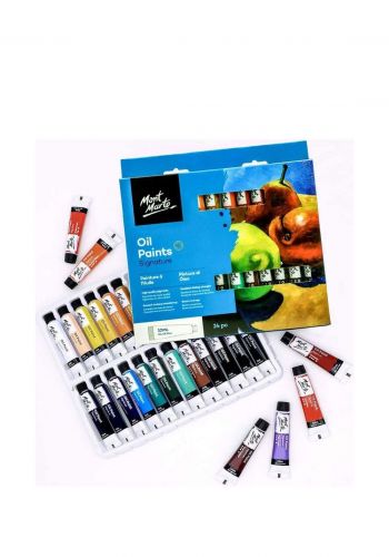 الوان زيتية 24*12 مل من مونت مارت Mont Marte Oil Paints 24 Colours   