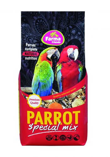 طعام لطائر الببغاء 1 كغم من فارما Farma Parrot Special Mix