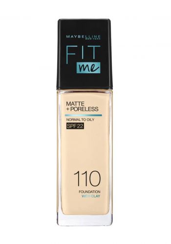 كريم اساس فت مي 30 مل من ميبيلين Maybelline foundation 110