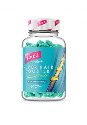 مكمل غذائي للشعر والبشرة 60 كبسولة من فاينز Fine's Super Hair Booster Vitamins