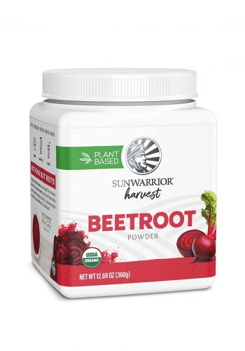 Sunwarrior Organic Beetroot Powder Endurance Boosting (90 srv) -360 g مكمل غذائي