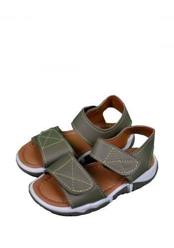 صندل اطفال ولادي زيتوني وبني اللون من هيتيت Hitit Kids Sandal