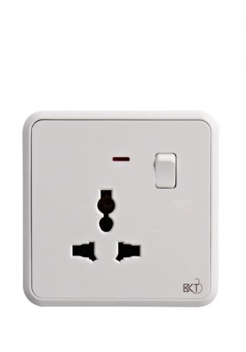 مقبس كهربائي مع نيون - سويج بلك من بي ال تي 
BLT- 1 G 16A universal
socket with switch