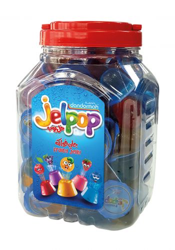 جلي بنكهة الفواكه 100 حبة × 16 غرام من دندرمة Dandormah Jel Pop Fruity jelly
