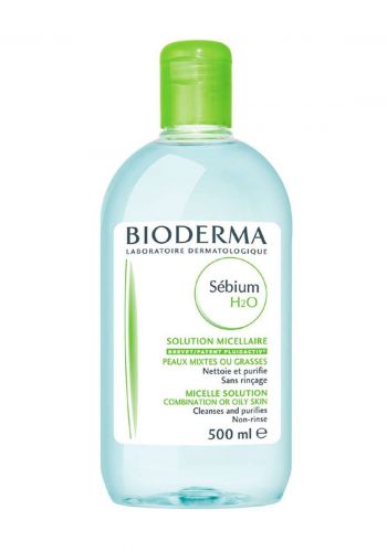 محلول لتنظيف الوجه 500مل من بيوديرما Bioderma Sebium H2O Cleansing