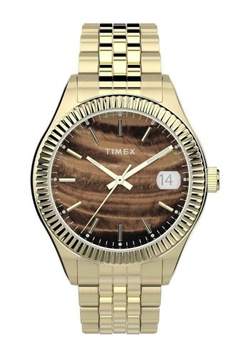 ساعة رجالية باللون الذهبي من تايمكسTimex TW2T87100 Men's Analogue Watch Waterbury Legacy