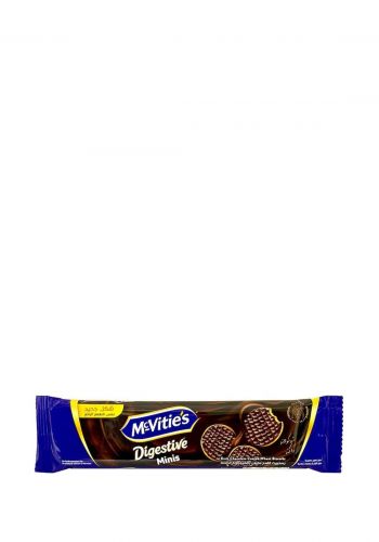 بسكويت القمح مغطى بالشوكولاتة الداكنة 40 غرام من مكفيتيز  McVitie's Digestive Minis Dark Chocolate
