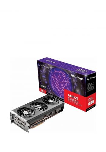 كارت شاشة آر إكس 7700 إكس تي  Sapphire Nitro+ AMD Radeon RX 7700 XT Gaming Graphics Card with 12GB GDDR6