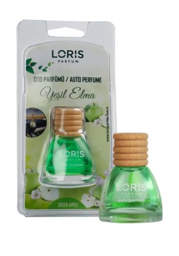 معطر سيارة برائحة التفاح الاخضر  10 مل من لوريس Loris Green Apple Car Air Freshener