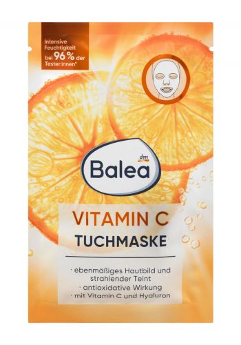 ماسك للوجه بفيتامين سي قطعة واحدة من باليا Balea Tuch Mask Vitamin C