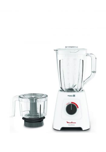 خلاط كهربائي 2 في 1  600 واط 1.25 لتر من مولينكس Moulinex LM42X127 Blender 