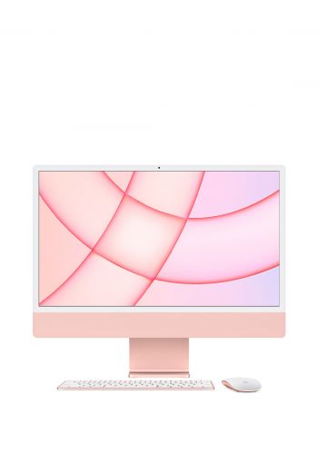 كومبيوتر من ابل Apple MGPN3AB-A iMac AIO 24" 8-Core CPU 8GB RAM 512GB SSD - Pink