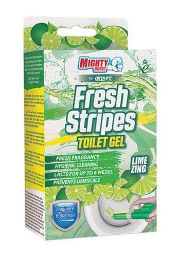 جل معطر للمراحيض بخلاصة الليمون 45 مل من ميجتي بورست Mighty Burst Fresh Stripes 