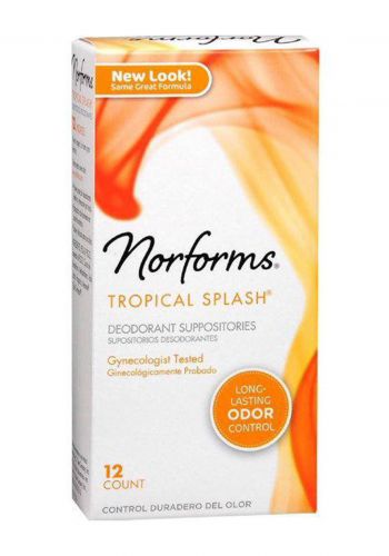 Norforms Tropical Splash Deodorant Suppositories تحاميل مضيقة و معطرة من نورفورم 
