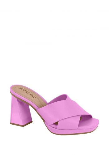 صندل كعب عالي نسائي 9 سم باللون الوردي من بيرا ريو Beira Rio Women's High Heel
