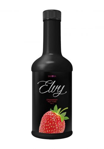 إلفي صوص الفراولة 1 لتر من سافورا ايلفي Savora Elvy Strawberry Flavored Puree